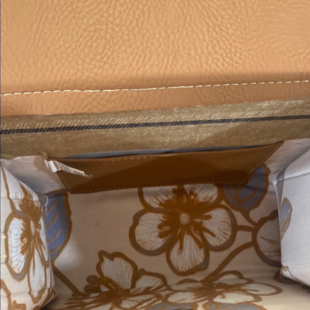 Pink Embossed Handbag with Scarf Accent - Picture 7 of 7